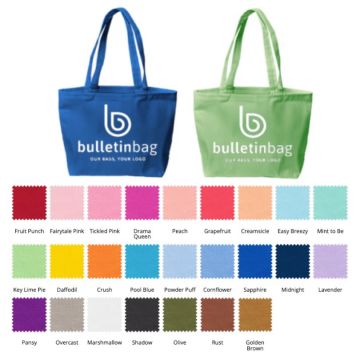 Colored Cotton Everyday Tote